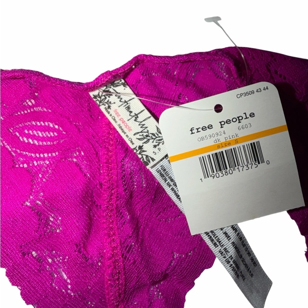 Free People NWT Small Lace Racerback Bralette / summer crop intimately - Picture 7 of 16